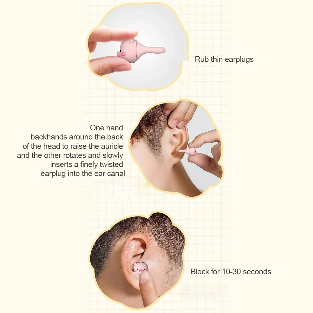 Cartoon Soundproof Earplugs